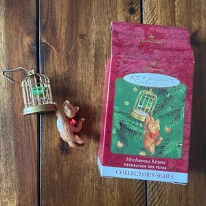 2000 Hallmark Mischievous Kittens Ornament